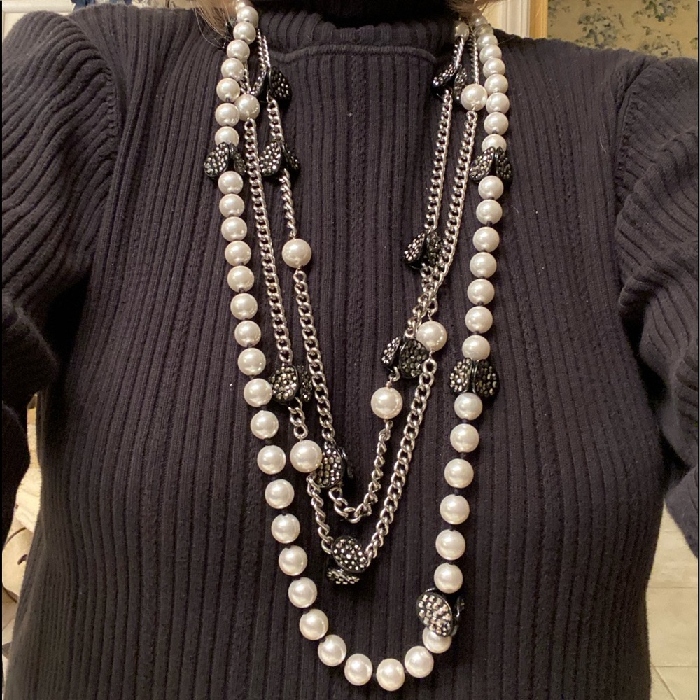 St. John necklace - triple strand.